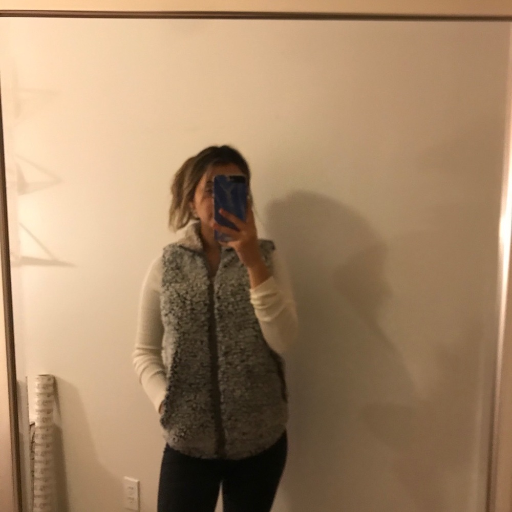 Fuzzy vest